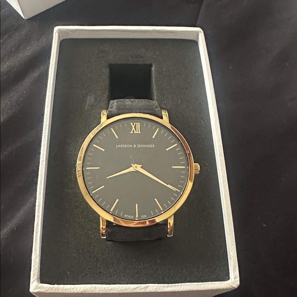 Black and Gold Women's Watch